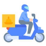 Illustration icon of motobike representing services